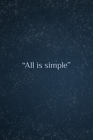 All is simple