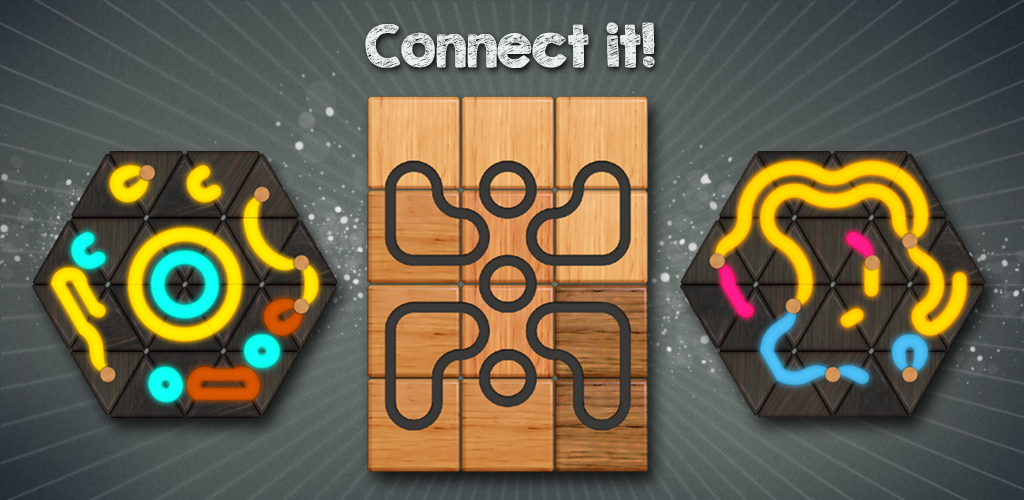 Connect it. Wood Puzzle game artwork